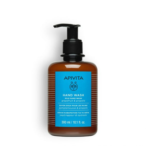 MILD HAND WASH WITH PROPOLIS & GRAPEFRUIT, ΑΠΑΛΟ ΚΑΘΑΡΙΣΤΙΚΟ ΓΙΑ ΤΑ ΧΕΡΙΑ ΜΕ ΠΡΟΠΟΛΗ & ΓΚΡΕΙΠΦΡΟΥΤ