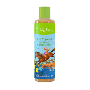 3 IN1 SWIM STRAWBERRY & ORGANIC MINT,ΒΡΕΦΙΚΟ &  ΠΑΙΔΙΚΟ ΣΑΜΠΟΥΑΝ,ΜΑΛΑΚΤΙΚΟ ΚΑΙ  ΑΦΡΟΛΟΥΤΡΟ ΣΩΜΑΤΟΣ ΜΕ ΑΡΩΜΑ ΦΡΑΟΥΛΑ & ΟΡΓΑΝΙΚΗ ΜΕΝΤΑ