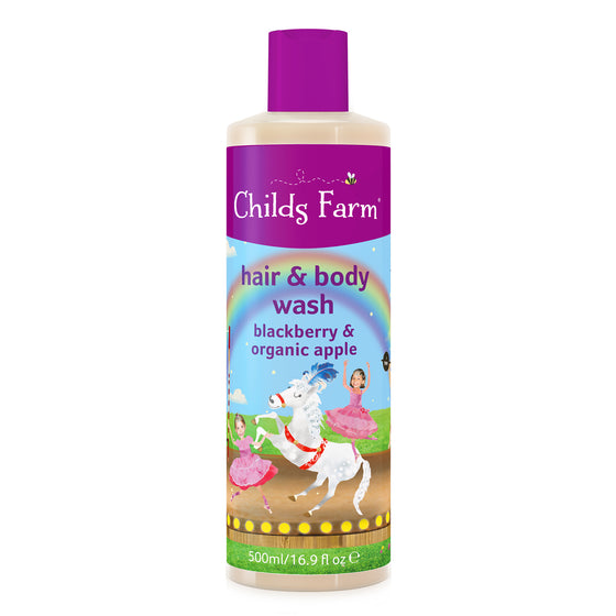 HAIR AND BODY WASH BLACKBERRY & ORGANIC APPLE, ΒΡΕΦΙΚΟ & ΠΑΙΔΙΚΟ ΣΑΜΠΟΥΑΝ ΚΑΙ ΑΦΡΟΛΟΥΤΡΟ ΣΩΜΑΤΟΣ ΜΕ ΑΡΩΜΑ ΒΑΤΟΜΟΥΡΟ & ΟΡΓΑΝΙΚΟ ΜΗΛΟ