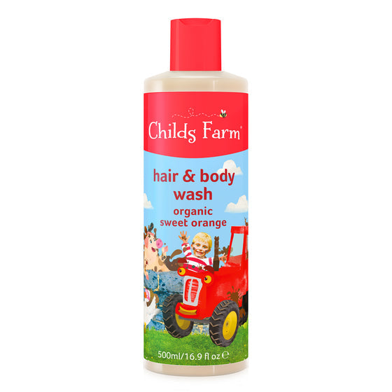 HAIR & BODY WASH ORGANIC SWEET ORANGE,ΒΡΕΦΙΚΟ & ΠΑΙΔΙΚΟ ΣΑΜΠΟΥΑΝ ΚΑΙ ΑΦΡΟΛΟΥΤΡΟ ΣΩΜΑΤΟΣ ΜΕ ΑΡΩΜΑ ΓΛΥΚΟ ΠΟΡΤΟΚΑΛΙ