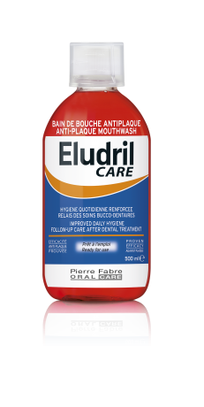 ELUDRIL CARE, ΚΑΘΗΜΕΡΙΝΟ ΣΤΟΜΑΤΙΚΟ ΔΙΑΛΥΜΑ ΧΛΩΡΕΞΙΔΙΝΗΣ ΚΑΤΆ ΤΗΣ ΟΔΟΝΤΙΚΗΣ ΠΛΑΚΑΣ