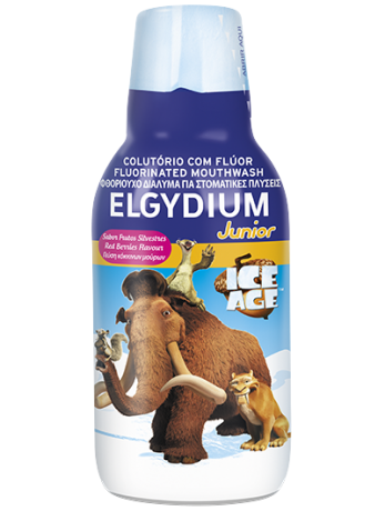 ELGYDIUM JUNIOR M/W ICE AGE,ΠΑΙΔΙΚΟ ΣΤΟΜΑΤΙΚΟ ΔΙΑΛΥΜΑ ΜΕ ΦΘΟΡΙΟ ΜΕ ΗΡΩΕΣ ICE AGE