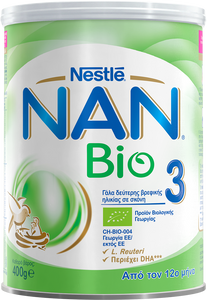 NAN BIO 3,ΒΙΟΛΟΓΙΚΟ ΒΡΕΦΙΚΟ ΓΑΛΑ ΣΕ ΣΚΟΝΗ 2ΗΣ ΒΡΕΦΙΚΗΣ ΗΛΙΚΙΑΣ ΑΠΌ 12 ΜΗΝΩΝ