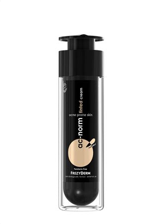 AC-NORM TINTED CREAM, ΕΓΧΡΩΜΗ ΕΠΙΚΑΛΥΠΤΙΚΗ ΚΡΕΜΑ ΠΡΟΣΩΠΟΥ ΓΙΑ ΔΕΡΜΑ ΜΕ ΑΤΕΛΕΙΕΣ