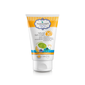 BABY NATURAL SUN CREAM SPF30, ΒΡΕΦΙΚΗ ΑΝΤΗΛΙΑΚΗ ΚΡΕΜΑ ΓΙΑ ΠΡΟΣΩΠΟ ΚΑΙ ΣΩΜΑ ΜΕ SPF30