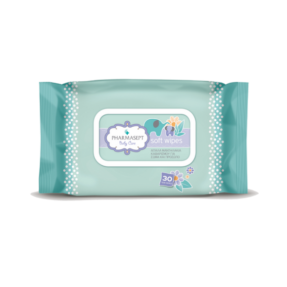 BABY SOFT WIPES, ΒΡΕΦΙΚΑ ΜΑΝΤΗΛΑΚΙΑ ΓΙΑ ΤΟ ΣΩΜΑ ΚΑΙ ΤΟ ΠΡΟΣΩΠΟ