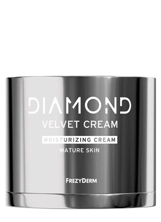 DIAMOND VELVET MOISTURIZING CREAM, ΚΡΕΜΑ ΕΝΙΣΧΥΜΕΝΗΣ ΕΝΥΔΑΤΩΣΗΣ ΠΡΟΣΩΠΟΥ ΓΙΑ ΤΑΛΑΙΠΩΡΗΜΕΝΟ & ΩΡΙΜΟ ΔΕΡΜΑ