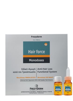 HAIR FORCE MONODOSE DAY/NIGHT, ΕΙΔΙΚΗ ΑΓΩΓΗ ΜΟΝΟΔΟΣΕΩΝ ΚΑΤΆ ΤΗΣ ΤΡΙΧΟΠΤΩΣΗΣ (ΑΜΠΟΥΛΕΣ)