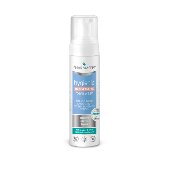 HYGIENIC FOAM WASH,ΑΠΑΛΟΣ ΑΦΡΟΣ ΥΓΙΕΙΝΟΥ ΚΑΘΑΡΙΣΜΟΥ ΓΙΑ ΕΥΑΙΣΘΗΤΗ ΠΕΡΙΟΧΗ