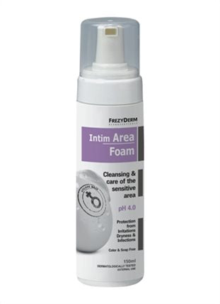 INTIM AREA FOAM, ΑΠΑΛΟΣ ΑΦΡΟΣ ΚΑΘΑΡΙΣΜΟΥ ΤΗΣ ΕΥΑΙΣΘΗΤΗΣ ΠΕΡΙΟΧΗΣ ΚΑΤΆ ΤΗΝ ΑΝΑΠΑΡΑΓΩΓΙΚΗ ΗΛΙΚΙΑ