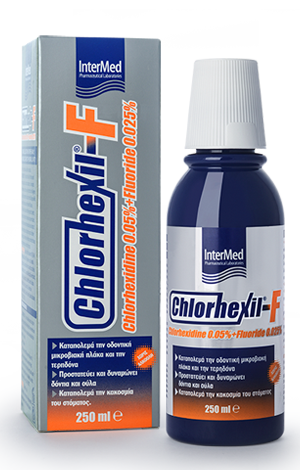 CHLORHEXIL-F Mouthwash,ΣΤΟΜΑΤΙΚΟ ΔΙΑΛΥΜΑ ΚΑΘΗΜΕΡΙΝΗΣ ΠΡΟΣΤΑΣΙΑΣ ΜΕ ΦΘΟΡΙΟ & ΓΕΥΣΗ ΒΟΤΑΝΩΝ
