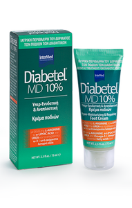DIABETEL MD CREAM 10%,ΚΡΕΜΑ ΕΝΤΑΤΙΚΗΣ ΕΝΥΔΑΤΩΣΗΣ & ΑΝΑΠΛΑΣΗΣ ΜΕ ΟΥΡΙΑ ΓΙΑ ΔΙΑΒΗΤΙΚΑ ΠΟΔΙΑ