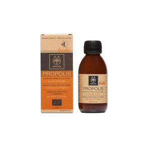 ORGANIC SYRUP KIDS FOR THE THROAT WITH THYME & HONEY, ΠΑΙΔΙΚΟ ΒΙΟΛΟΓΙΚΟ ΣΙΡΟΠΙ ΓΙΑ ΤΟ ΛΑΙΜΟ ΜΕ ΜΕΛΙ & ΘΥΜΑΡΙ