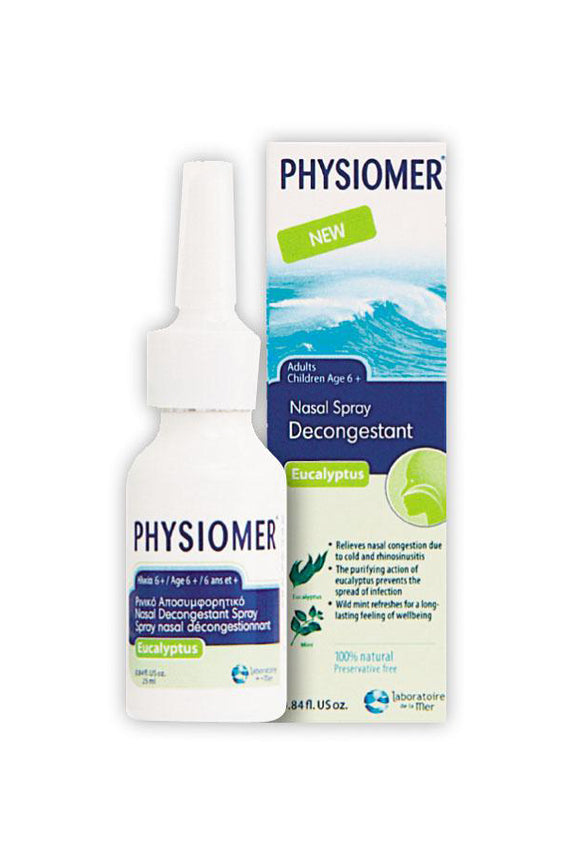 PHYSIOMER HYPERTONIC EUCALYPTUS POCKET, ΥΠΕΡΤΟΝΟ ΡΙΝΙΚΟ ΑΠΟΣΥΜΦΟΡΗΤΙΚΟ ΜΕ ΕΚΧΥΛΙΣΜΑ ΕΥΚΑΛΥΠΤΟΥ ΚΑΙ ΑΓΡΙΑΣ ΜΕΝΤΑΣ ΣΕ ΜΙΚΡΟ ...