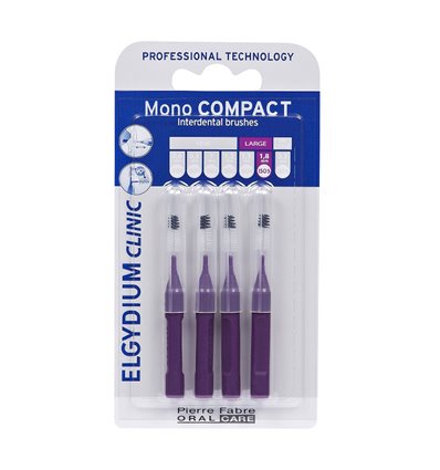 ELGYDIUM MONOCOMPACT PURPLE ,ΜΕΣΟΔΟΝΤΙΑ ΒΟΥΡΤΣΑΚΙΑ ΜΩΒ 0,8mm