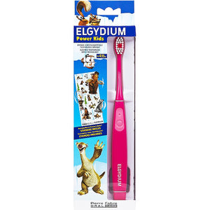 ELGYDIUM POWER KIDS ICE AGE T/B PINK,ΠΑΙΔΙΚΗ ΗΛΕΛΤΡΙΚΗ ΟΔΟΝΤΟΒΟΥΡΤΣΑ ΣΕ ΡΟΖ ΧΡΩΜΑ ΜΕ ΗΡΩΕΣ ICE AGE