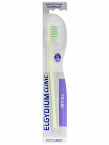 ELGYDIUM CLINIC X ORTHO M 1/12,ΚΛΙΝΙΚΗ  ΟΔΟΝΤΟΒΟΥΡΤΣΑ ΓΙΑ ΟΡΘΟΔΟΝΤΙΚΟΥΣ ΜΗΧΑΝΙΣΜΟΥΣ