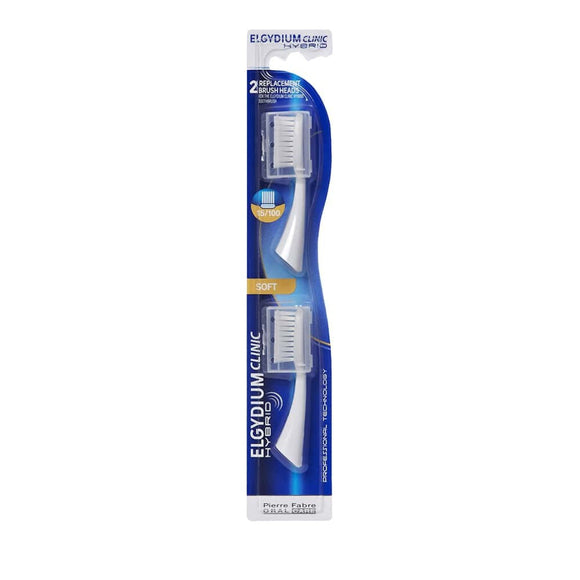 ELGYDIUM CLINIC 15/100 REFILL FOR HYBRID,ΑΝΤΑΛΛΑΚΤΙΚΑ ΚΕΦΑΛΗΣ ΓΙΑ ΥΒΡΙΔΙΚΗ ΟΔΟΝΤΟΒΟΥΡΤΣΑ ΓΙΑ ΕΥΑΙΣΘΗΤΑ ΟΥΛΑ