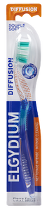 ELGYDIUM DIFFUSION SOFT 1/12, ΜΑΛΑΚΗ ΟΔΟΝΤΟΒΟΥΡΤΣΑ ΜΕ ΕΛΕΥΘΕΡΗΣ ΜΟΡΦΗΣ ΘΥΣΑΝΟΥΣ