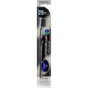 ELGYDIUM CLINIC TOTAL BLACK & ECH FLOSS 1/12,ΚΛΙΝΙΚΗ ΟΔΟΝΤΟΒΟΥΡΤΣΑ ΜΕ ΜΑΥΡΕΣ ΙΝΕΣ ΕΜΠΟΤΙΣΜΕΝΕΣ ΜΕ ΦΥΤΙΚΟ ΑΝΘΡΑΚΑ