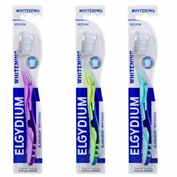 ELGYDIUM WHITENING MEDIUM 1/12,ΜΕΤΡΙΑ ΟΔΟΝΤΟΒΟΥΡΤΣΑ ΓΙΑ ΠΙΟ ΛΕΥΚΑ ΔΟΝΤΙΑ