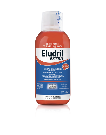 ELUDRIL EXTRA 0,20%, ΣΤΟΜΑΤΙΚΟ ΔΙΑΛΥΜΑ ΧΛΩΡΕΞΙΔΙΝΗΣ ΧΩΡΙΣ ΑΛΚΟΟΛ ΜΕ ΜΕΓΑΛΗ ΑΝΤΙΚΒΑΚΤΗΡΙΑΚΗ ΠΡΟΣΤΑΣΙΑ