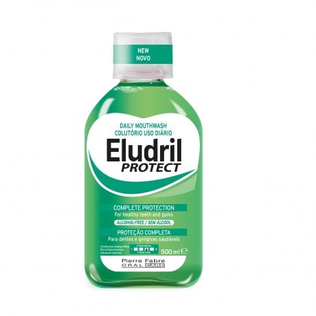 ELUDRIL PROTECT,ΚΑΘΗΜΕΡΙΝΟ ΣΤΟΜΑΤΙΚΟ ΔΙΑΛΥΜΑ ΧΩΡΙΣ ΑΛΚΟΟΛ ΓΙΑ ΟΛΟΚΛΗΡΩΜΕΝΗ ΠΡΟΣΤΑΣΙΑ