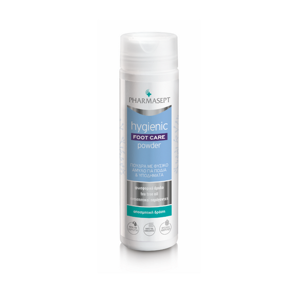 HYGIENIC FOOT POWDER,ΠΟΥΔΡΑ
ΠΟΔΙΩΝ/ΥΠΟΔΗΜΑΤΩΝ ΓΙΑ ΤΗΝ ΚΑΚΟΣΜΙΑ