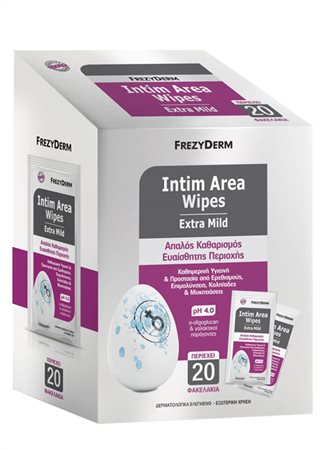 INTIM AREA WIPES, ΜΑΝΤΗΛΑΚΙΑ ΚΑΘΑΡΙΣΜΟΥ ΕΥΑΙΣΘΗΤΗΣ ΠΕΡΙΟΧΗΣ ΚΑΤΆ ΤΗΝ ΑΝΑΠΑΡΑΓΩΓΙΚΗ ΗΛΙΚΙΑ