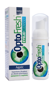 OPTOFRESH EYELID CLEANSER,ΑΦΡΟΣ ΚΑΘΑΡΙΣΜΟΥ & ΠΕΡΙΠΟΙΗΣΗΣ ΜΕ ΧΑΜΟΜΗΛΙ ΚΑΙ ΕΥΦΡΑΣΙΑ ΓΙΑ ΕΡΕΘΙΣΜΕΝΑ ΒΛΕΦΑΡΑ
