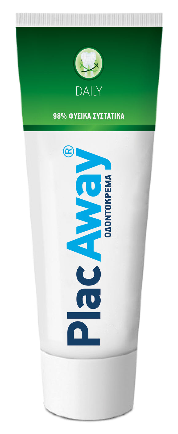 PLAC AWAY DAILY TOOTHPASTE, ΟΔΟΝΤΟΚΡΕΜΑ ΚΑΤΆ ΤΗΣ ΟΥΛΙΤΙΔΑΣ & ΤΕΡΗΔΟΝΑΣ