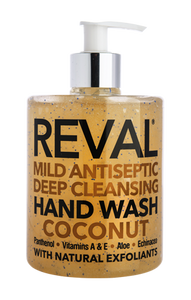 REVAL Deep Cleansing Hand Wash Coconut,ΚΑΘΑΡΙΣΤΙΚΟ ΧΕΡΙΩΝ ΓΙΑ ΒΑΘΥ ΚΑΘΑΡΙΣΜΟ & ΗΠΙΑ ΑΝΤΙΒΑΚΤΗΡΙΔΙΑΚΗ ΔΡΑΣΗ ΜΕ ΚΑΡΥΔΑ